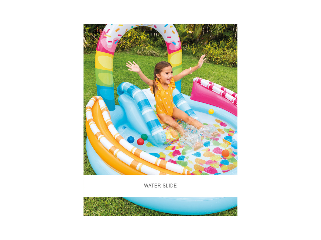 Buy Intex Candy Fun Play Center – Slide & Ball Game in Qatar Buy Intex Candy Fun Play Center – Slide & Ball Game in Qatar